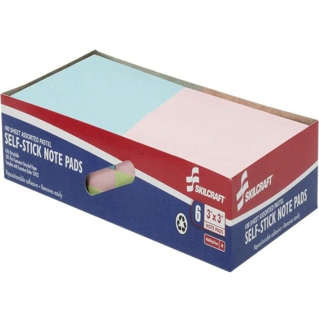 Varies / verify SKU SKU-LEVEL VERIFICATION REQUIRED Notepad Slfstk Unrl 3X3 6 Pack NSN4562249