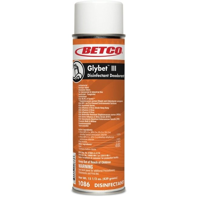 Betco Corporation Disinfectant Aerosol Clear BET10862300