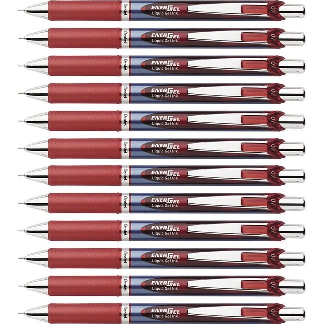 Pentel of America Pen Gel Rtx Needle 0.7MM Red PENBLN77BBX