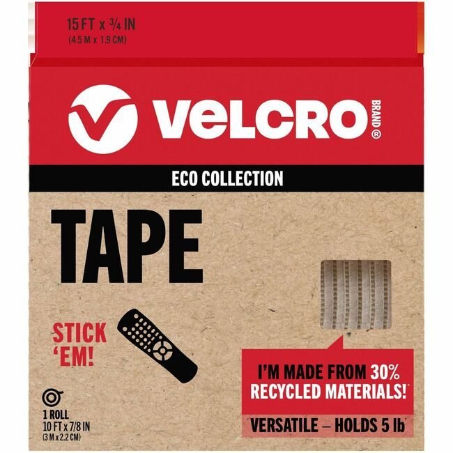 VELCRO Brand Velcro Companies Brand Tape Eco 10 X 7/8" We VEK30195