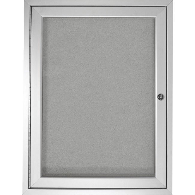Ghent Manufacturing Board Enc 1DR Alm 24X18 Slv GHEPA12418VX193
