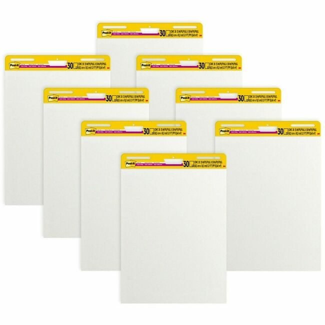 3M Company Easel Pads 25X30 Unruled 8/Pk MMM559VAD8PK