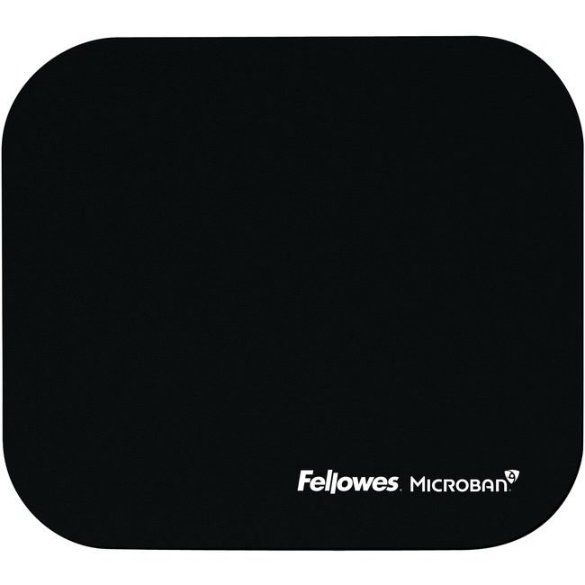 Fellowes Brands Mousepad Microban Black FEL5933901