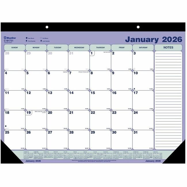 Dominion Blueline, Inc. Schneider Vizz Deskpad Monthly We REDC181731