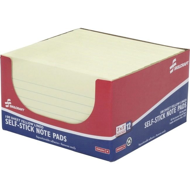 Varies / verify SKU SKU-LEVEL VERIFICATION REQUIRED Notepad Slfstk Ruled 3X5 Yw NSN3464849