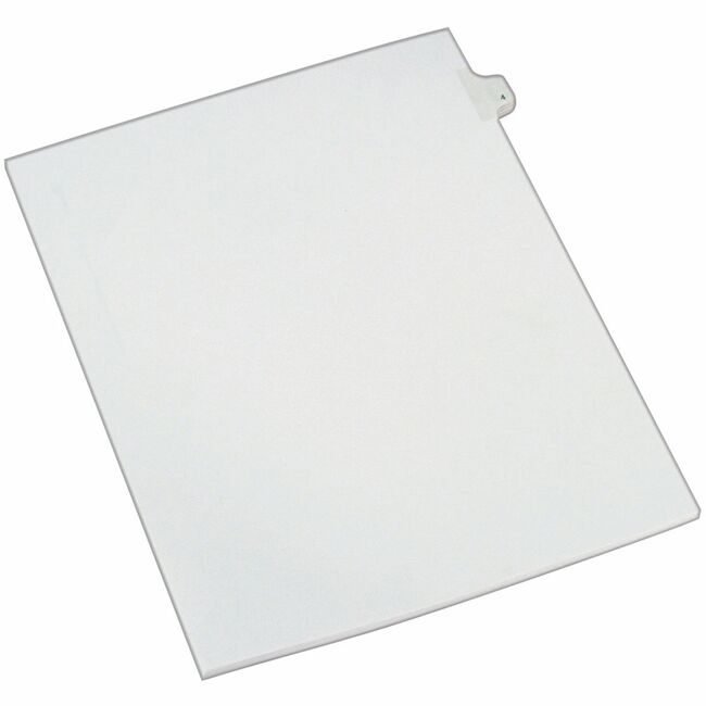 Avery Products Corporation Index Legal Sdtab 4 AVE82202