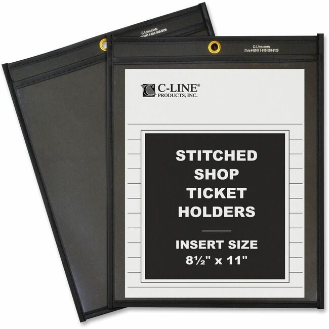 C-Line Products Holder Shopticket 8.5X11 Clear CLI45911