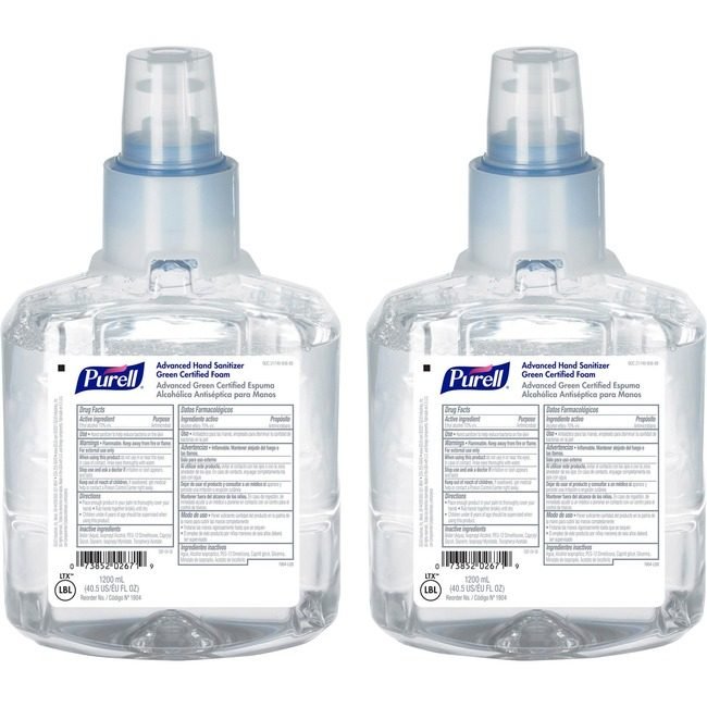 GOJO Industries Refill Foam Cert Green Adv GOJ190402CT