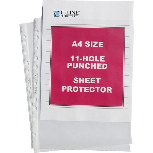C-Line Products Protector Sht Sw A4 Clear CLI08037