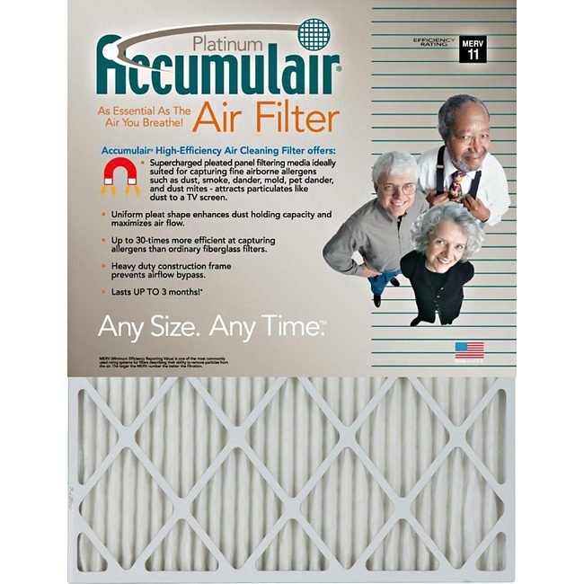 AirFilters.com Accumulair Filter Platinum 14X24X1 FLNFA14X244