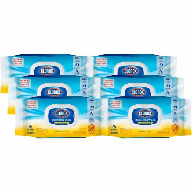 CloroxPro / Clorox The Clorox Company CloroxPro / Wipes Dsnfc Flxpk Crlmn CLO31404PL