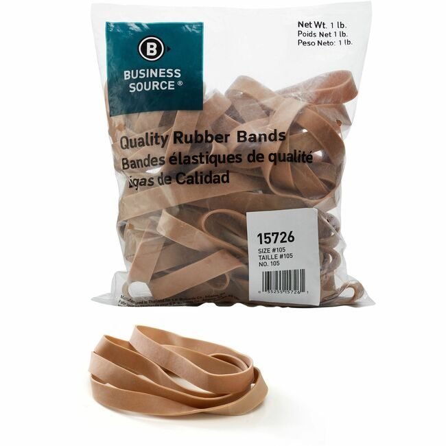 Business Source Rubberbands SIZE #105 1LB BSN15726