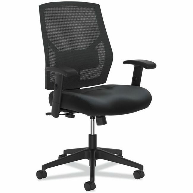 basyx by HON The HON Company basyx by Chair Black Leather Mesh BSXVL581SB11T