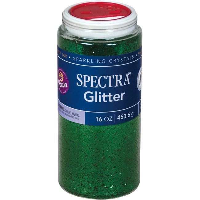 Pacon Corporation Glitter Spectra 16OZ Green PAC91760