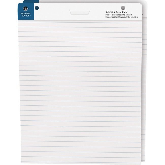 Business Source Pad Easel Slfstck Ruled 2 Pack BSN38593