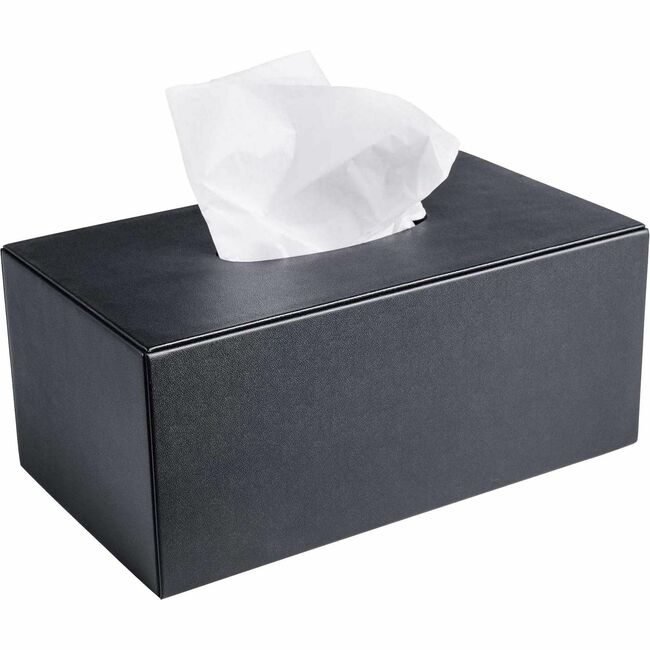 Dacasso Tissue Cvr Rec Lthrette Black DACA1377