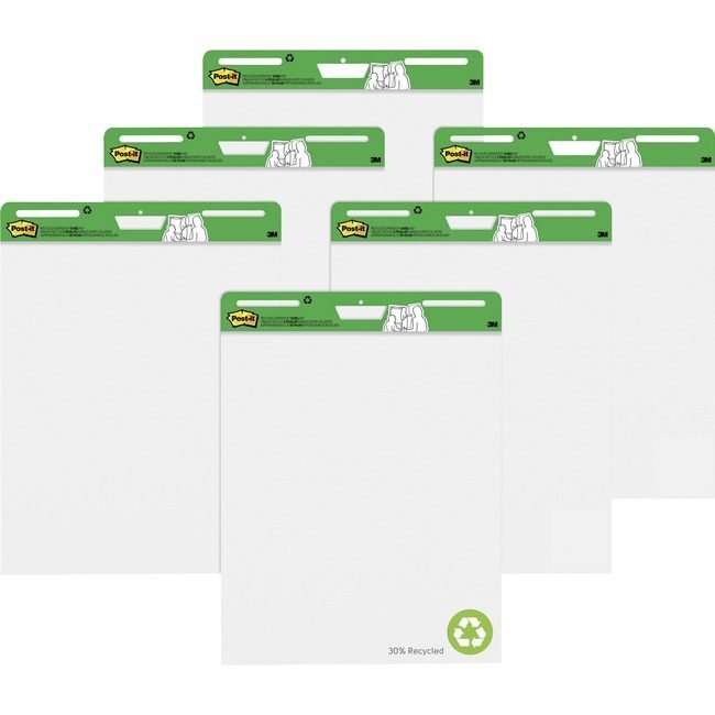 3M Company Pad Easel Plain We 6 Pack MMM559RP-VAD6