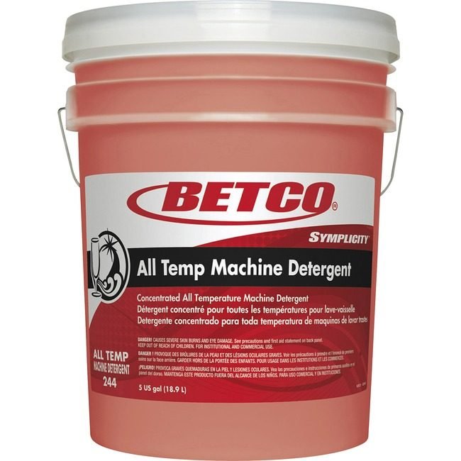 Betco Corporation Detergent Mch Dw All-Tmp 5G BET2447800