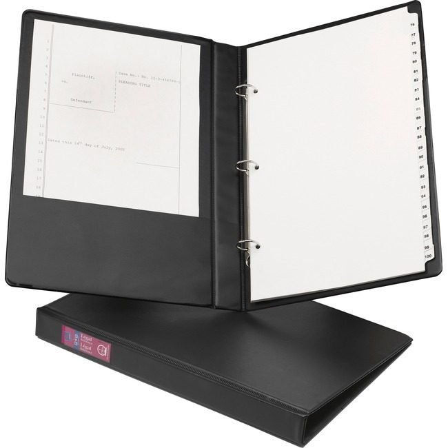 Avery Products Corporation Binder Legal 3-RING 1" Black AVE06400