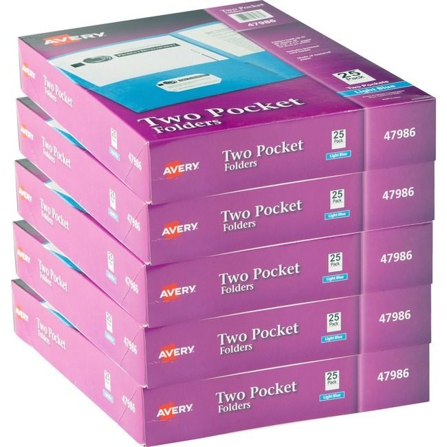 Avery Products Corporation Folder 2-POCKET Letter Lbe AVE47986CT
