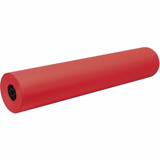 Pacon Corporation Roll Paper Flame Retrdnt Red PAC101203