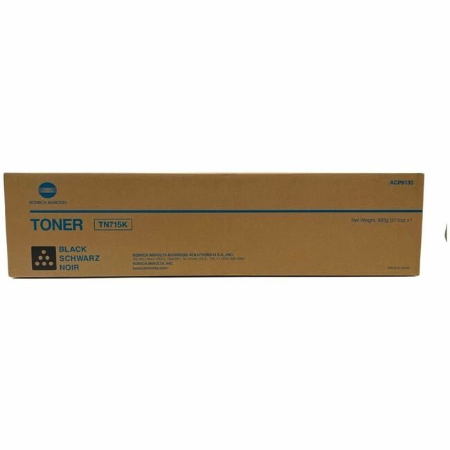 Konica Minolta Crtdg Toner TN715K Black KNMACP8130