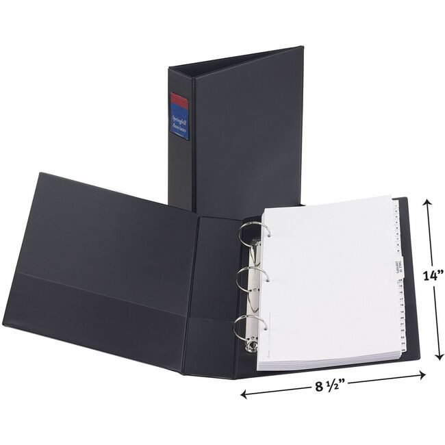 Avery Products Corporation Binder Legal 3-RING 2" Black AVE06401
