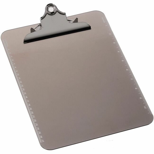 Business Source Clipboard Plastc 9X12 Smoke BSN01861