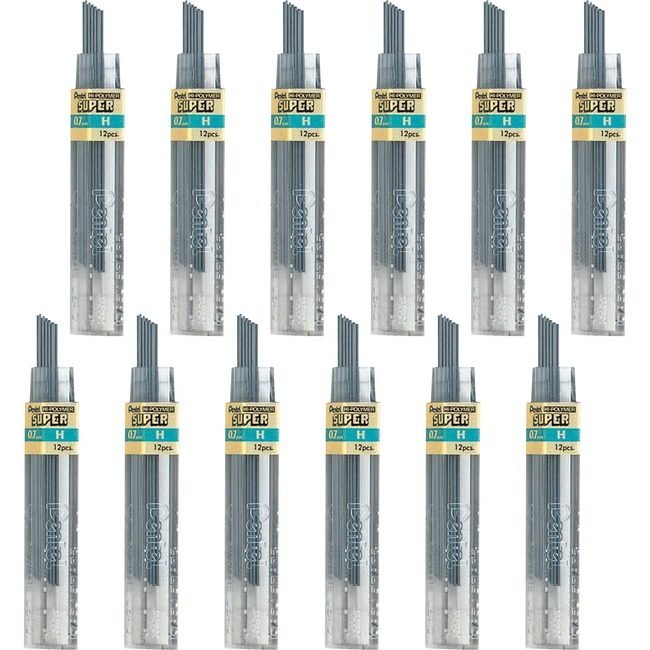 Pentel of America Lead 0.7MM H/Black 12 Count PEN50HBX