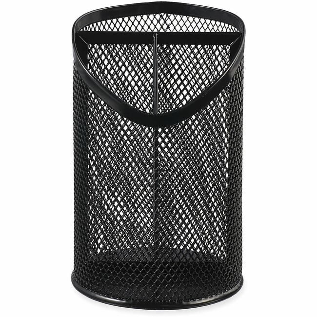 Universal Office Products Cup Mesh Pencil 3 SECT Black UNV20019