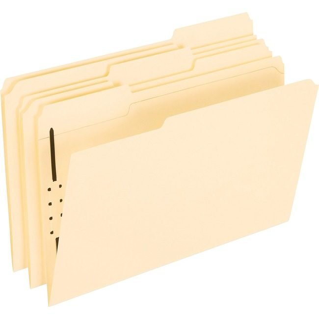 Pendaflex Folder Legal W/Fastnr 1/3 TAB Ml PFXFM310