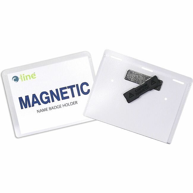 C-Line Products Badge Name Magnetic Clear CLI92943