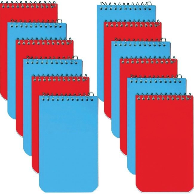 Dominion Blueline, Inc. Schneider Vizz Book Memo End-Open 3X5 Assorted RED31120BX