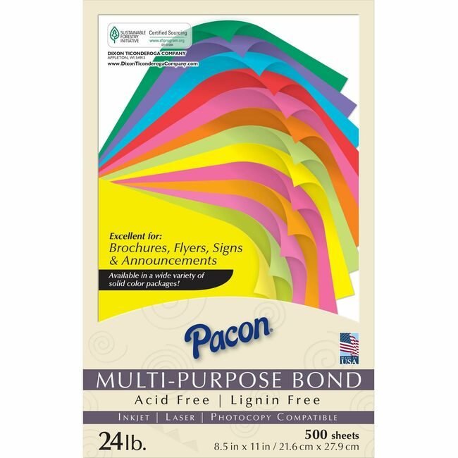 Pacon Corporation Paper Mlti-Purpose Lm 500SH PAC102224
