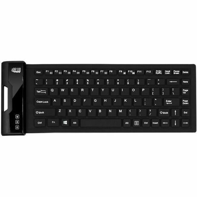 Adesso Kboard Antimicrobl Flex Black ADEAKB212UB