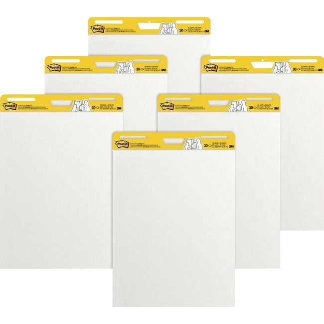 3M Company Pad Easel Plain We 6 Pack MMM559VAD-6PK