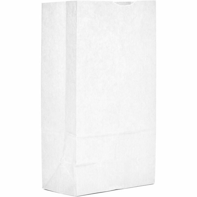 AJM Packaging Corporation Bag Paper 12# White AJMWB12NP5CES