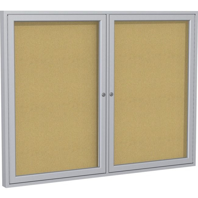 Ghent Manufacturing Board Enc 2DR Alm 48X60 Crk GHEPA24860K