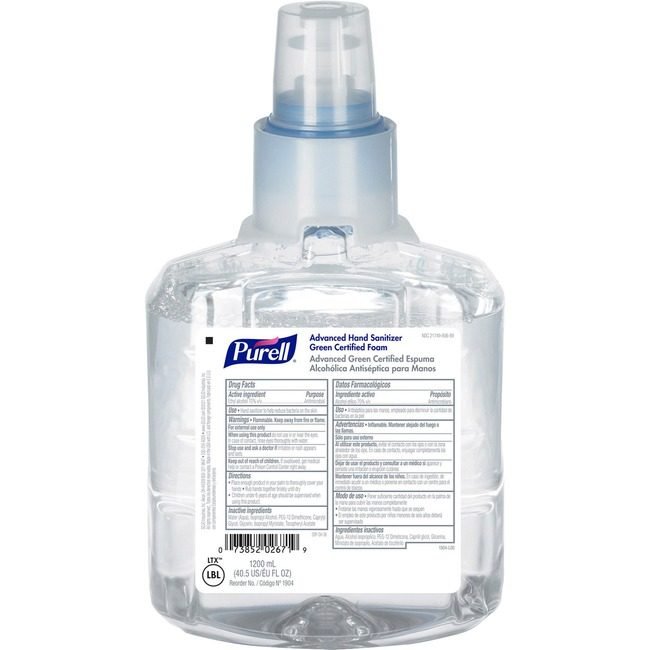 GOJO Industries Refill Foam Cert Green Adv GOJ190402