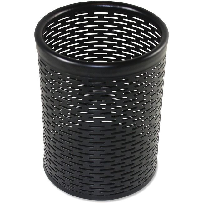 Artistic Products Cup Pencil Pnchd Mtl Black AOPART20005