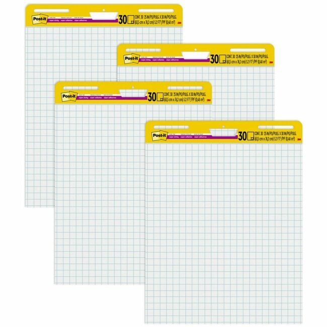 3M Company Pad Easel Grid We 4 Pack MMM560-VAD-4PK