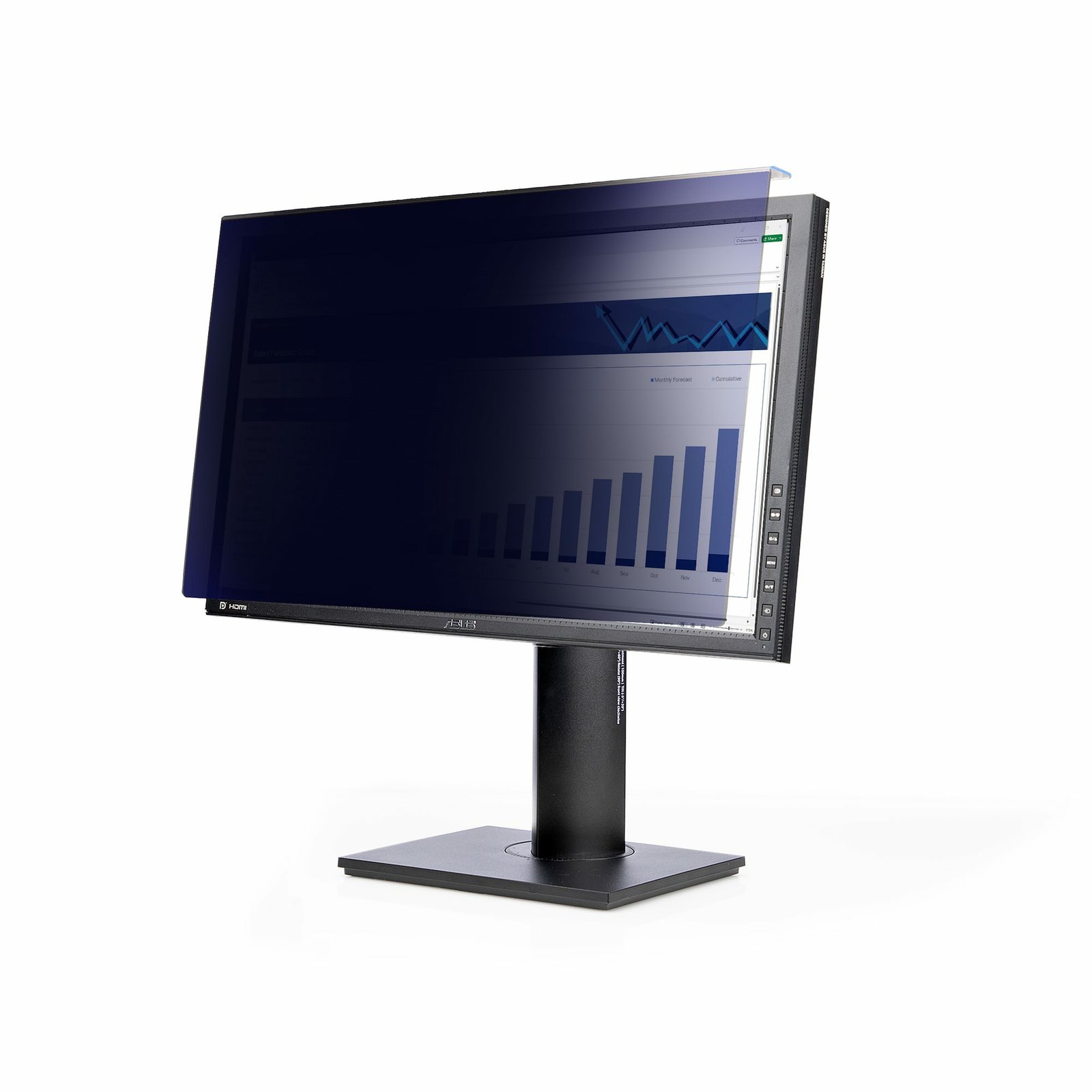 StarTech.com 24-inch 16:10 Computer Monitor Privacy Screen, Hanging Acrylic Filter, Quick-Install 2461A-PRIVACY-SCREEN