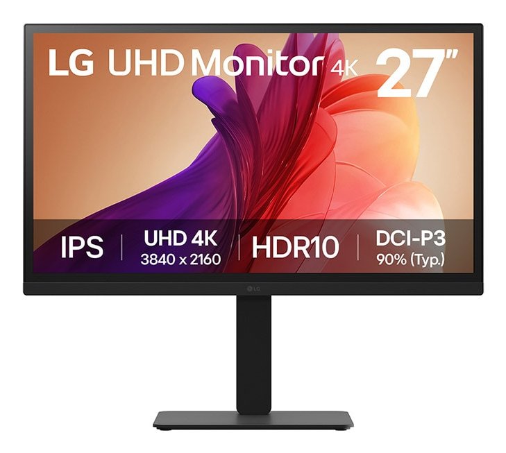 LG 27BA45U-B computer monitor 68.6 cm (27") 3840 x 2160 pixels 4K Ultra HD Black
