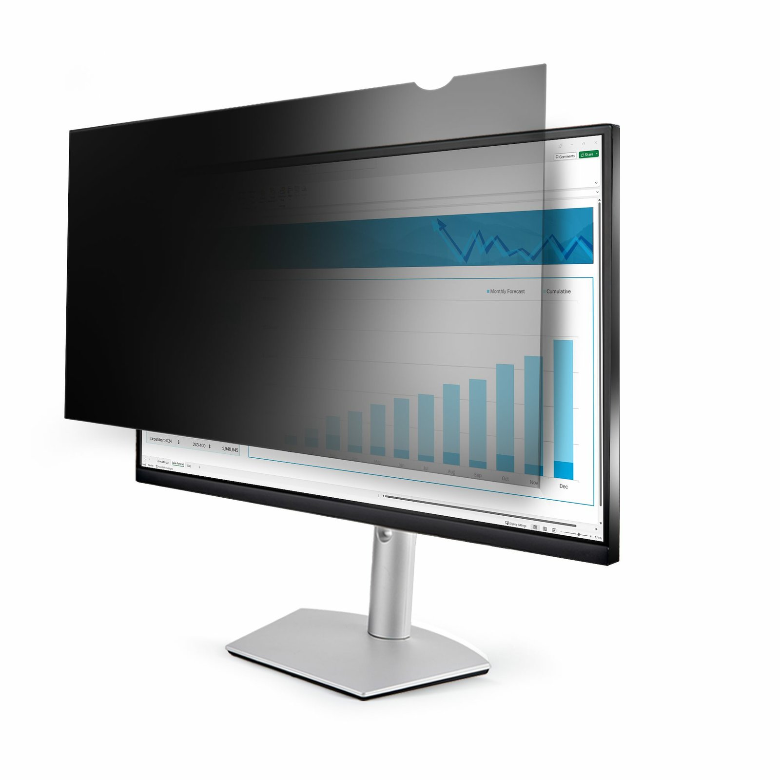 StarTech.com 31.5-inch 16:9 Computer Monitor Privacy Screen, Anti-Glare Filter w/Blue Light 31569-PRIVACY-SCREEN