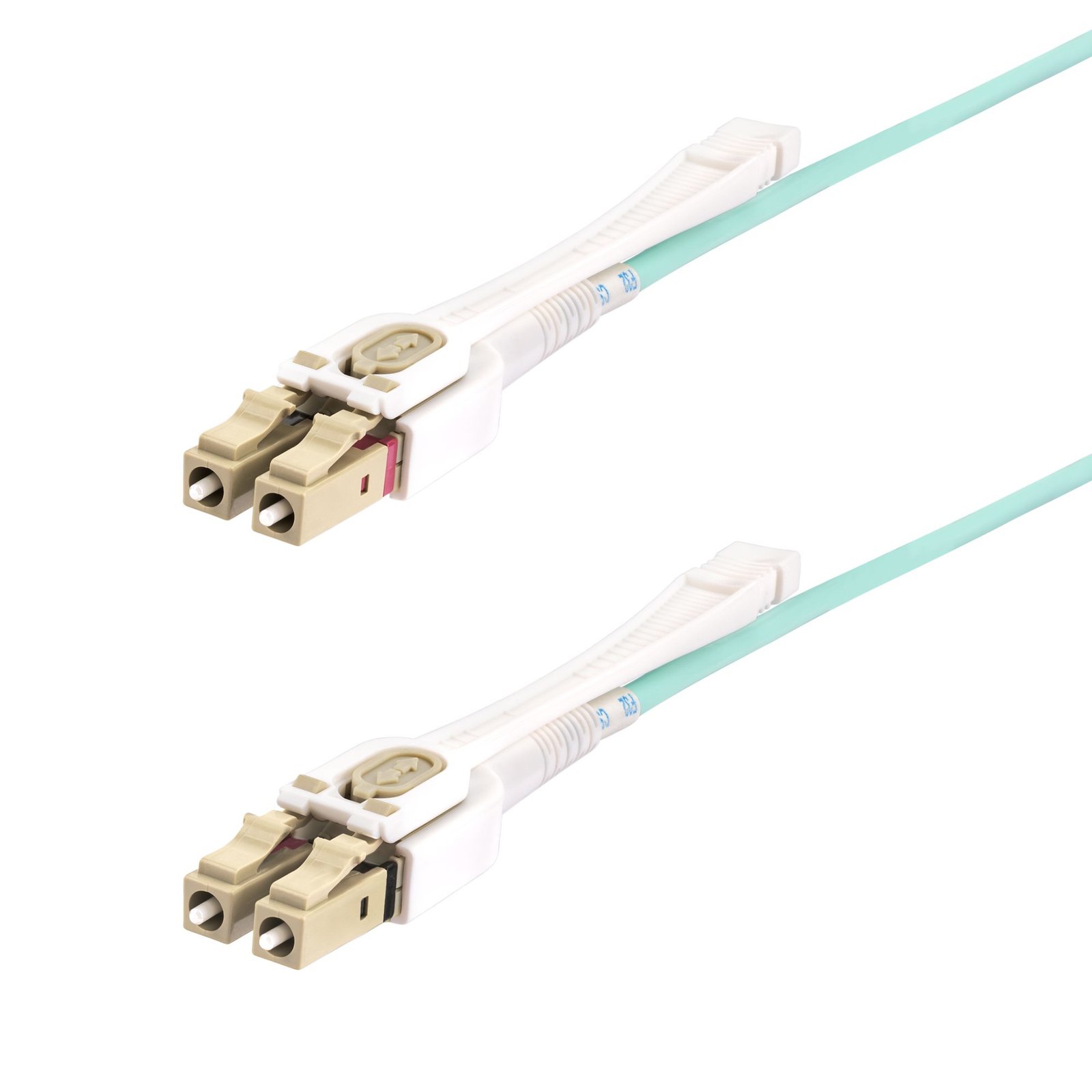 StarTech.com 4m (13ft) LC to (UPC) OM4 Multimode Fiber Optic Cable w/Push Pull Tabs, 50/125µm, 450FBLCLC4PP