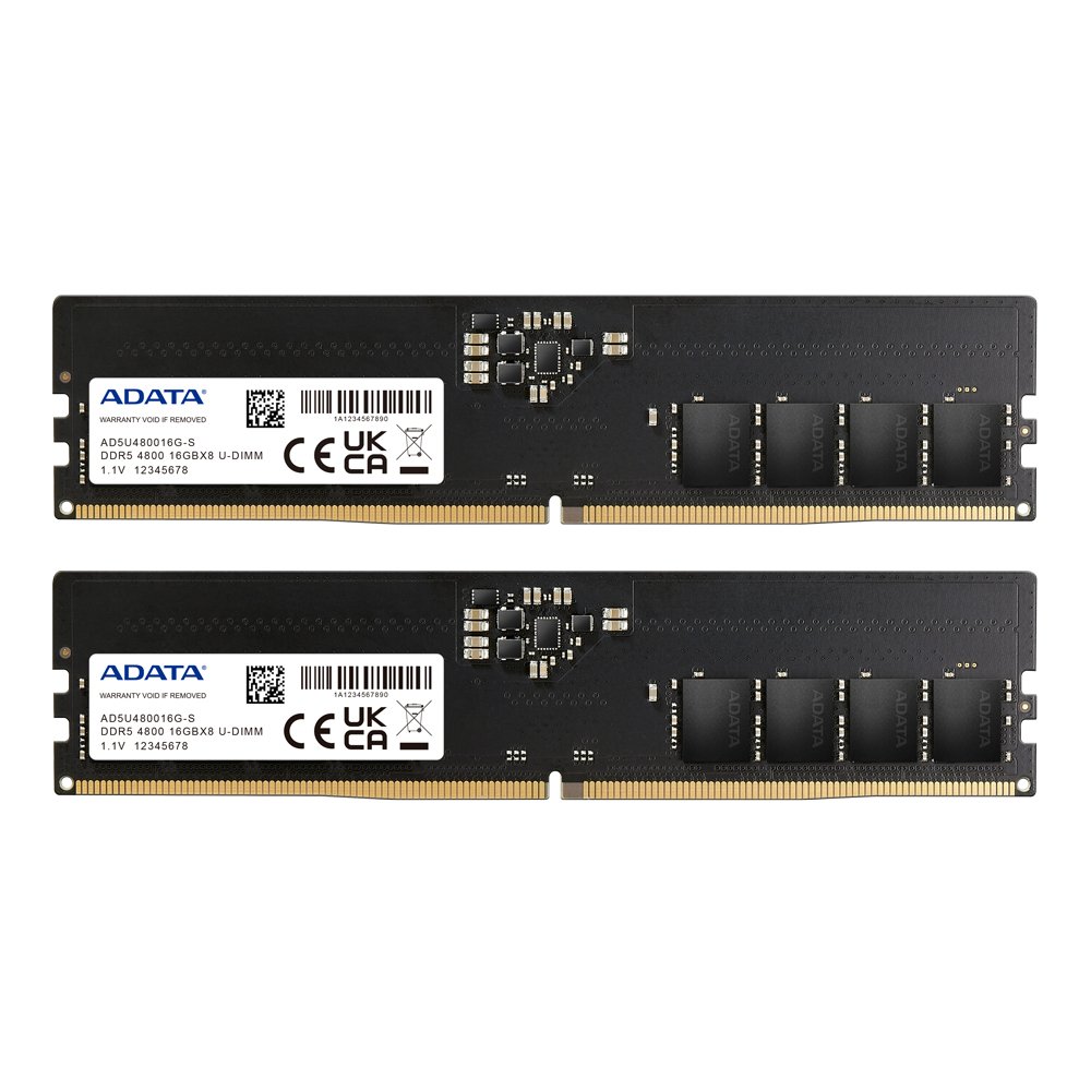 ADATA TECHNOLOGY LA AD5U480016G-DT memory module 32 GB 2 x 16 DDR5 288-pin DIMM ECC