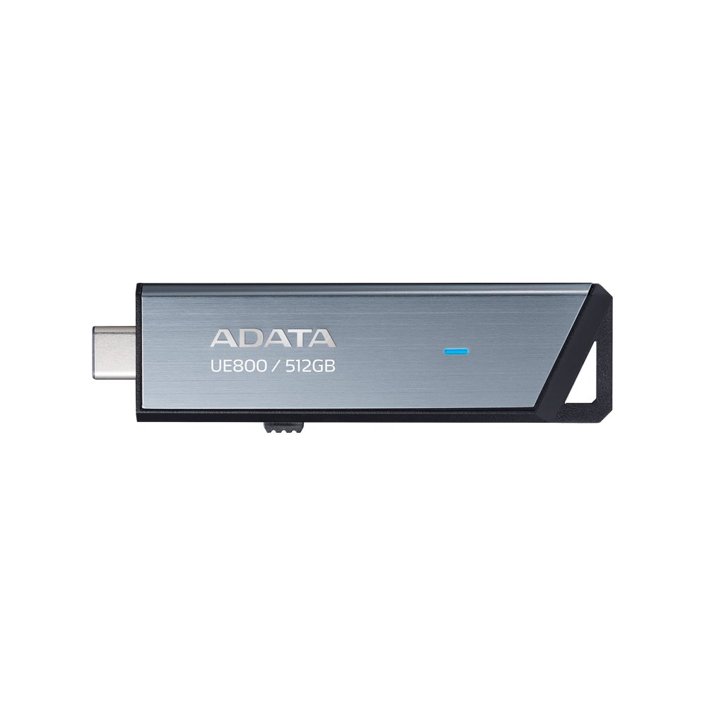 ADATA TECHNOLOGY LA UE800 USB flash drive 512 GB Type-C 3.2 Gen 2 (3.1 Silver AELI-UE800-512G-CSG