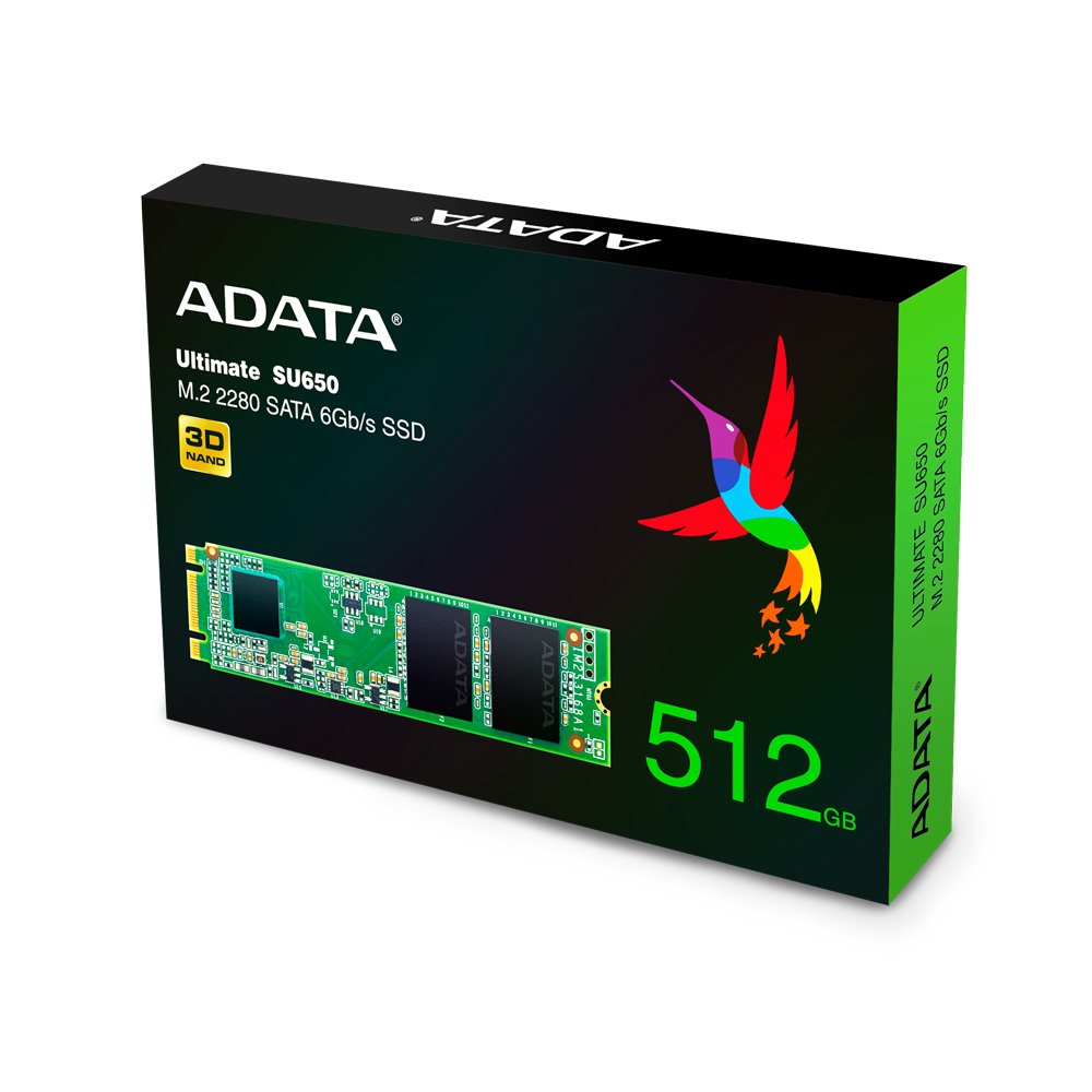 ADATA TECHNOLOGY LA Ultimate SU650 512 GB M.2 Serial ATA III 3D NAND ASU650NS38-512GT-C