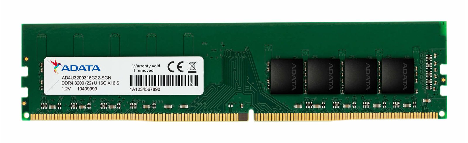 ADATA TECHNOLOGY LA Premier memory module 16 GB 1 x DDR4 288-pin DIMM AD4U320016G22-SGN