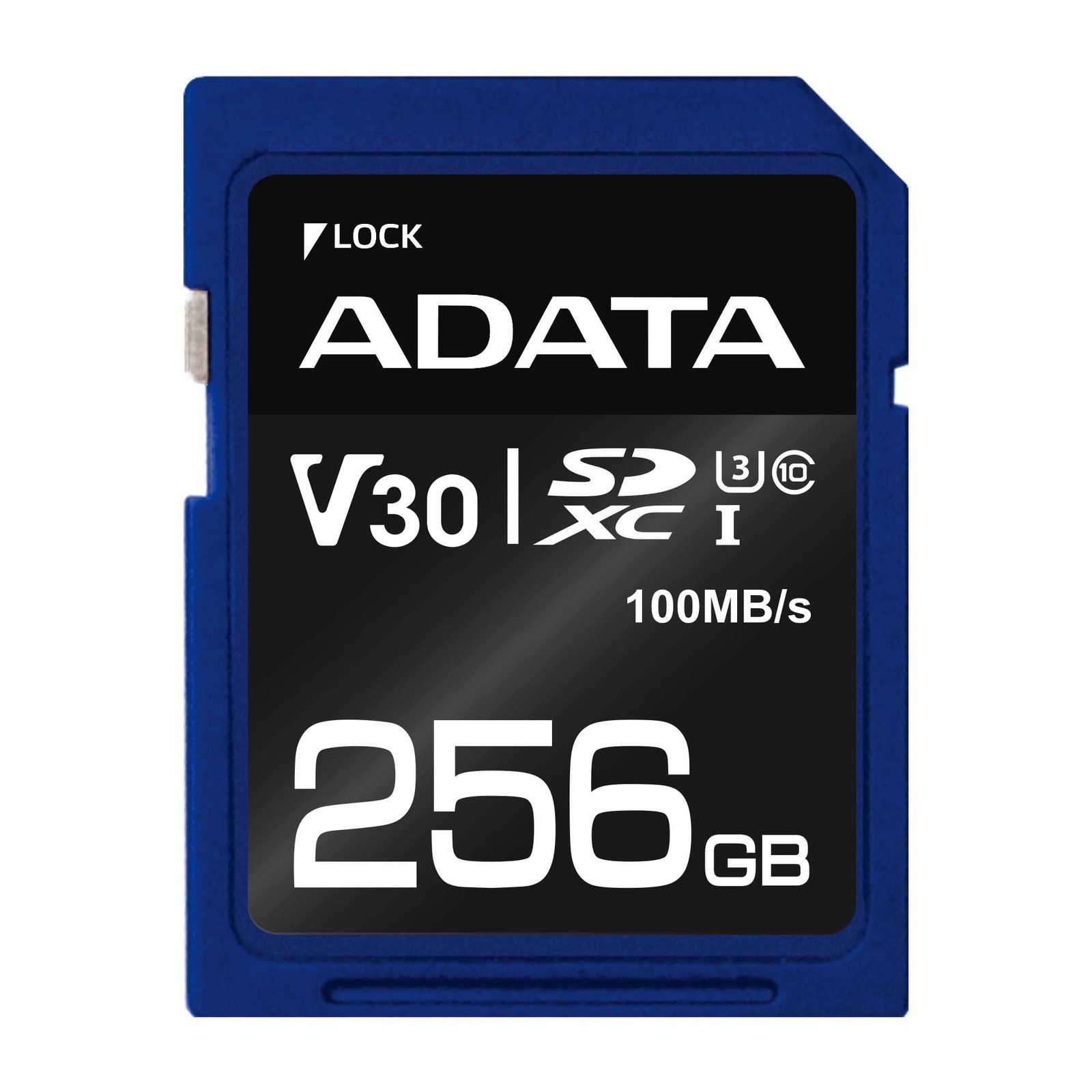 ADATA TECHNOLOGY LA ASDX256GUI3V30S-R memory card 256 GB SDXC UHS-I Class 10